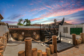 Pirate's Ship Heated Pool 16 Guest Super Mario Theme Room